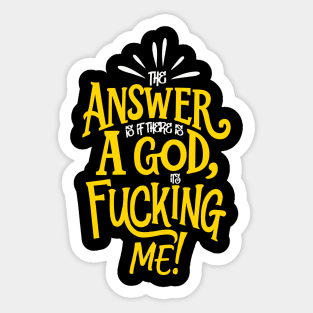 If There Is a God Sticker